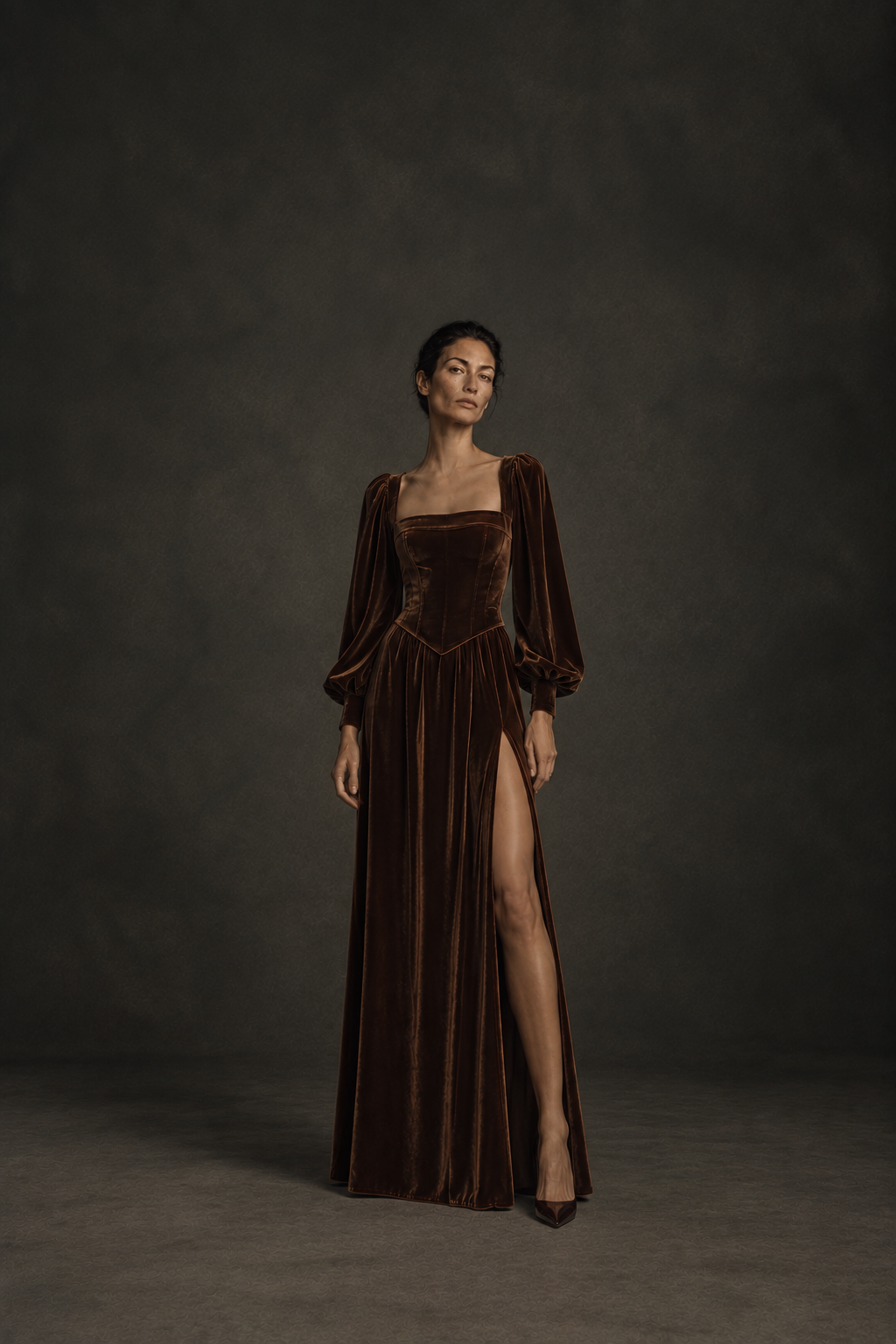 Mehrin Velvet Gown