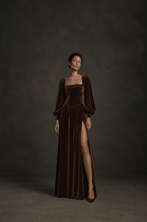 Mehrin Velvet Gown
