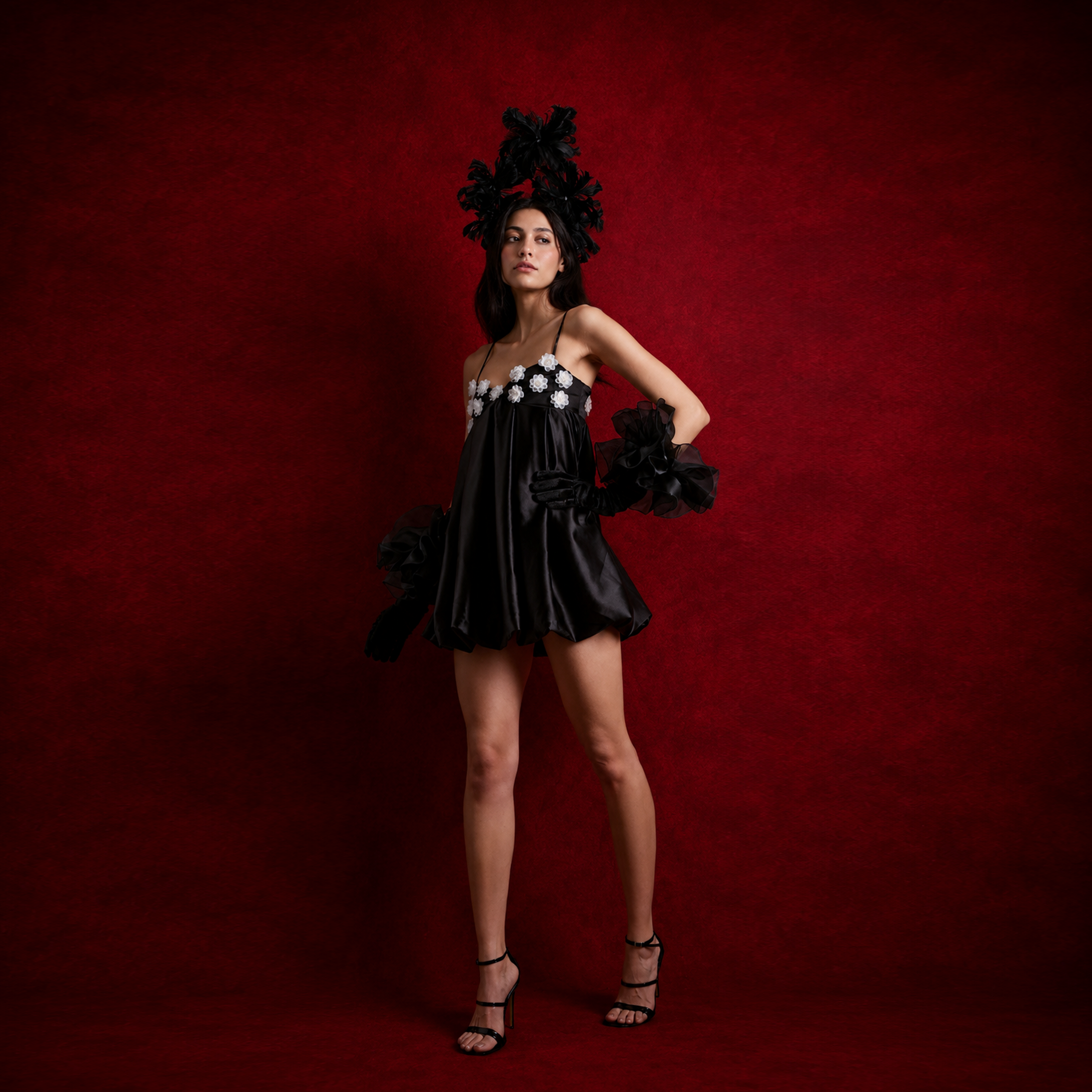 Noir Bubble Dress