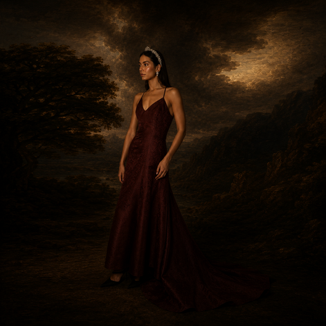 Bordeaux Gown