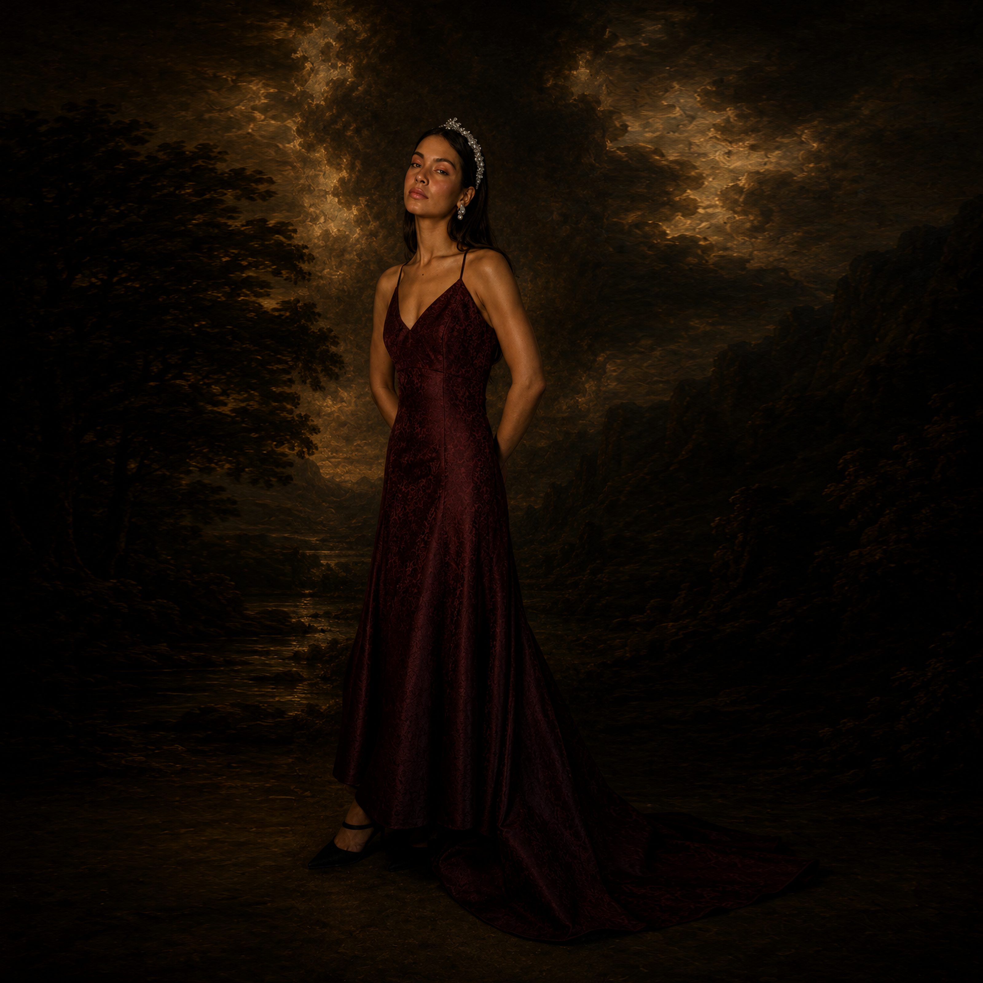 Bordeaux Gown