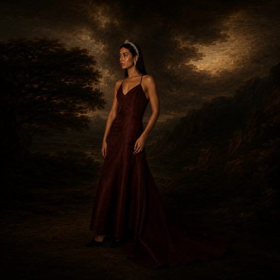 Bordeaux Gown