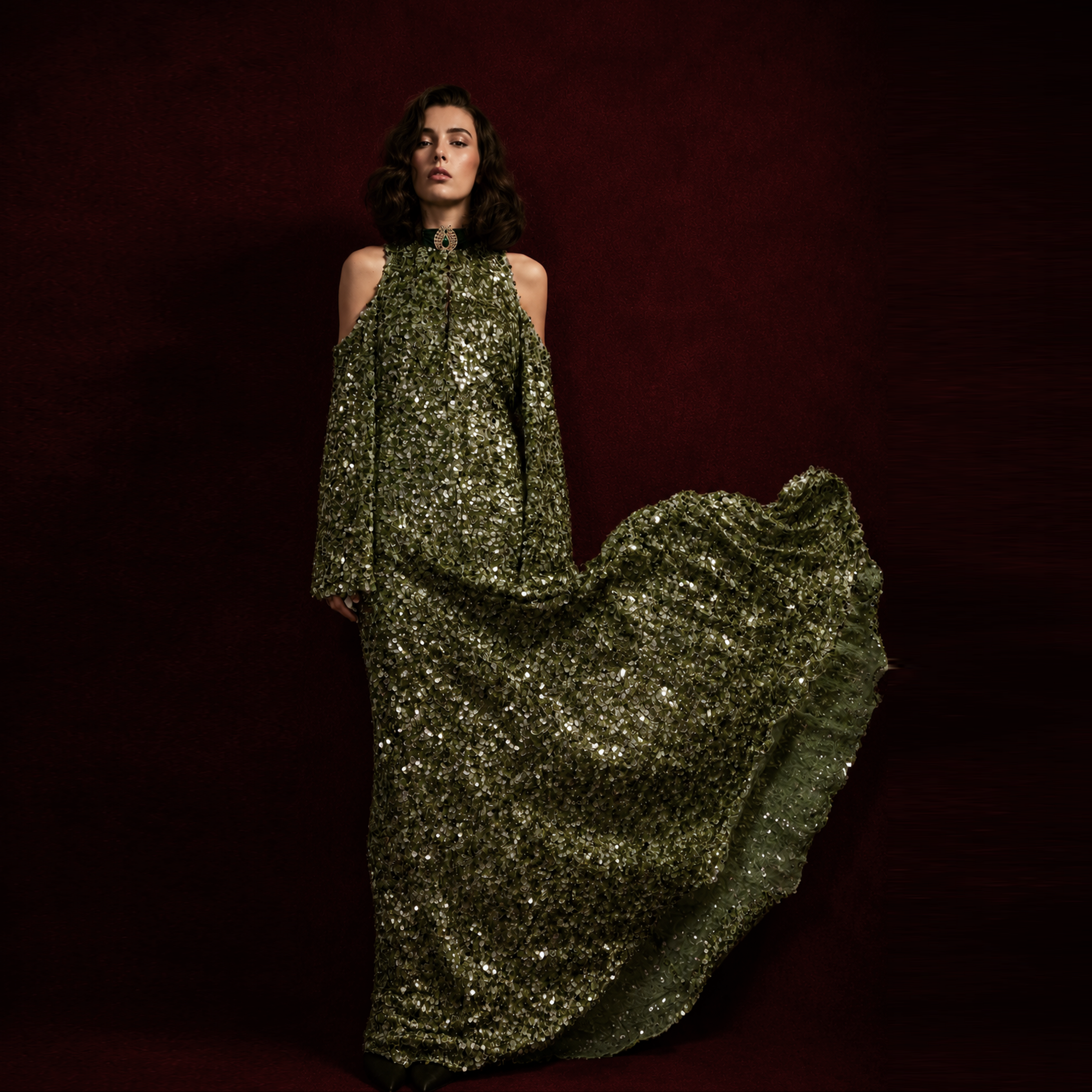 Celeste Sequin Gown