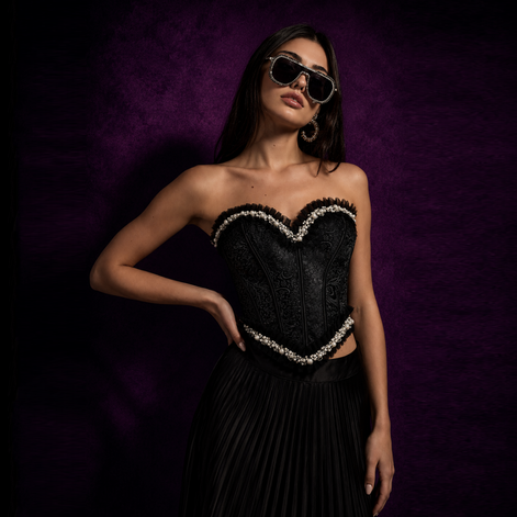 Victoria Pearl Corset Top