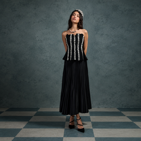 Pearlline Sculpted Top