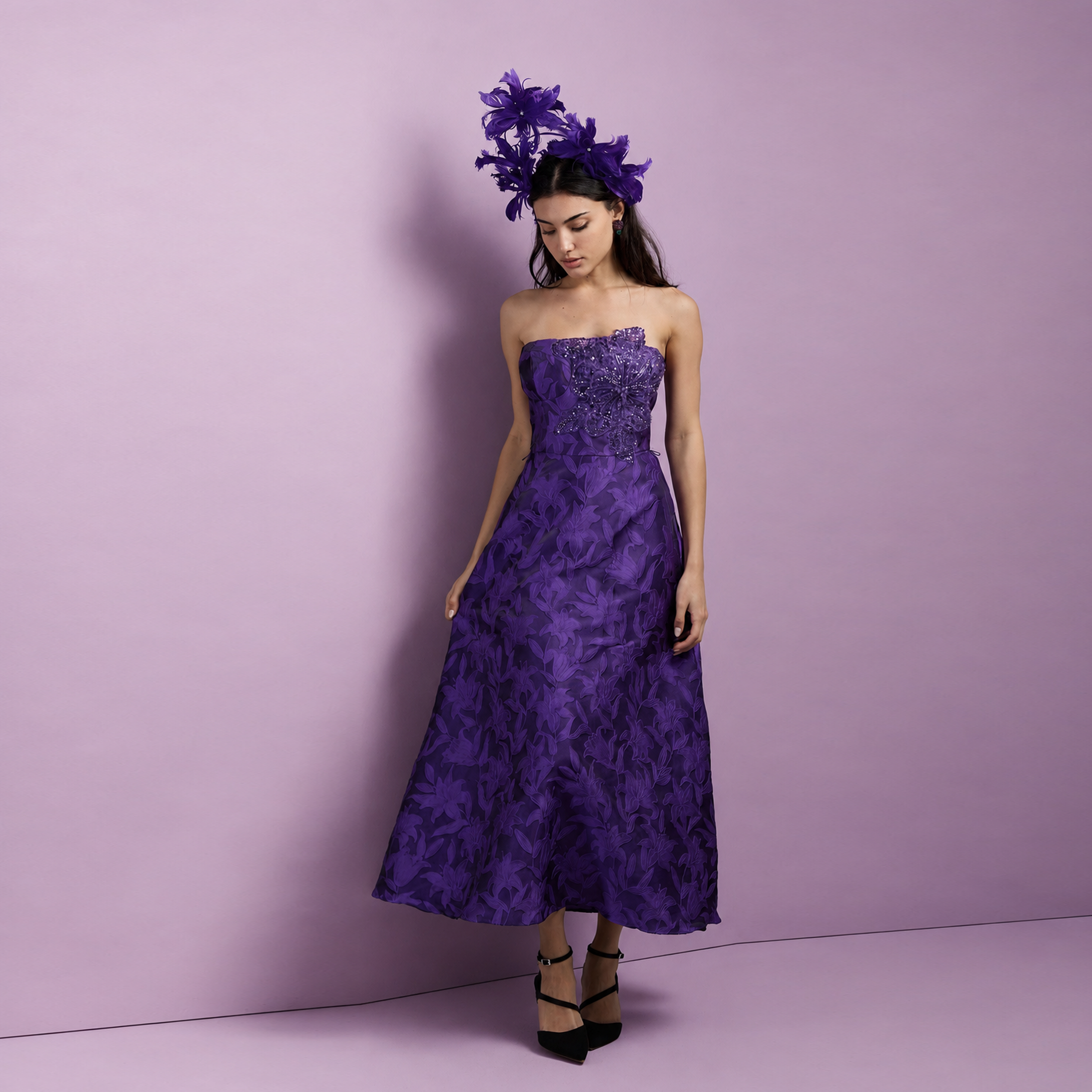 Purple Bloom Dress