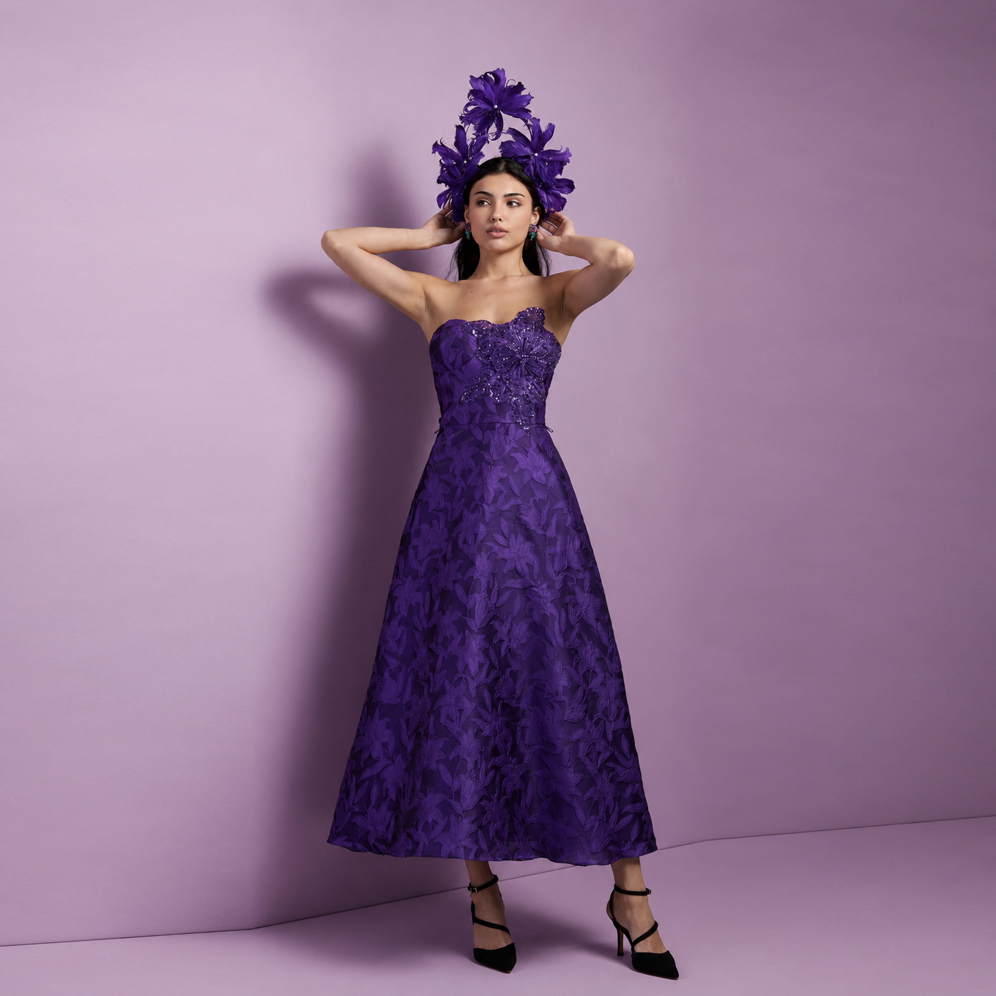 Purple Bloom Dress
