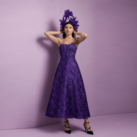 Purple Bloom Dress