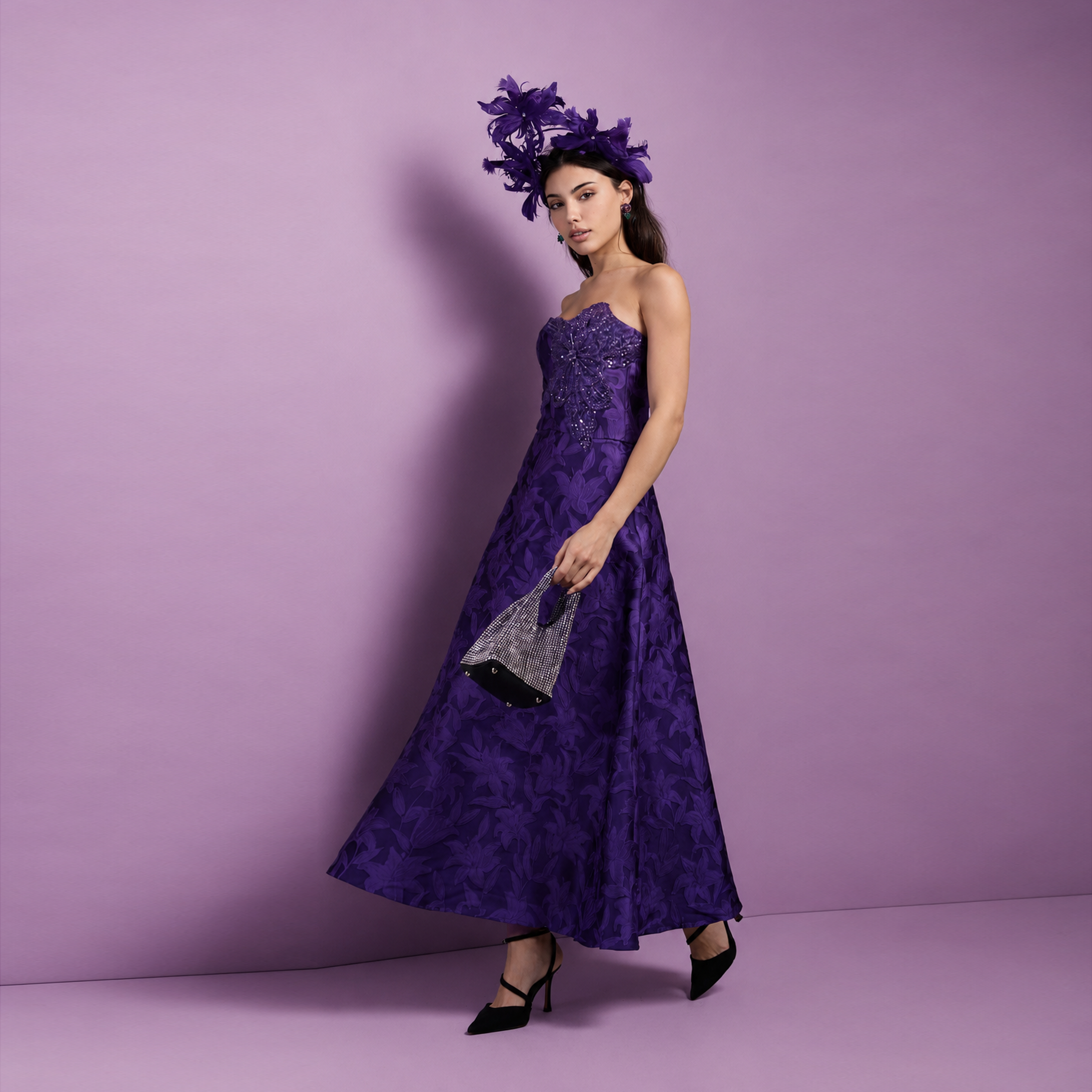 Purple Bloom Dress